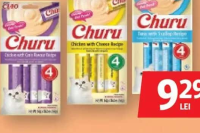 Churu Recompense cremoase pentru pisici diverse sortimente 4x14g