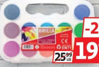 DACO Guașe în cutie de plastic set 12 culori