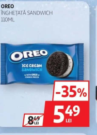 OREO Înghețată Sandwich 110ml