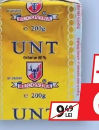 BUCOVINA UNT 80% GRĂSIME 200G