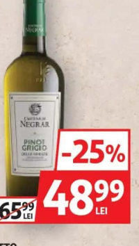 CANTINA DI NEGRAR PINOT GRIGIO VIN ALB SEC 0.75L