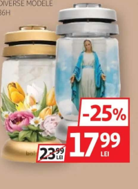 CANDELĂ STICLĂ diverse modele 36H