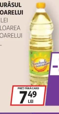 SURÂSUL SOARELUI ULEI FLOAREA SOARELUI 1L (fără card)