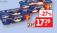 CREMOSSO IAURT CU STRACCIATELLA/PIERSICI ȘI CĂPȘUNI (7+1) X 125G