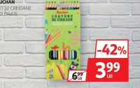 AUCHAN SET 12 CREIOANE COLORATE