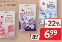 AUCHAN ODORIZANT WC 4 ÎN 1 DIVERSE SORTIMENTE
