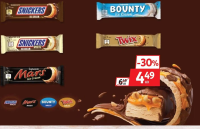 Snickers / Snickers White / Mars / Bounty / Twix Înghețată