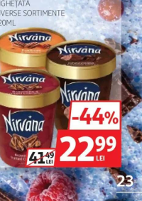 NIRVANA Înghețată diverse sortimente 420ml