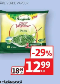 BONDUELLE MAZĂRE VERDE VAPEUR 1KG