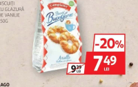 CAMPIELLO BISCUITI CU GLAZURĂ DE VANILIE 250G