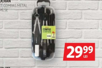 AUCHAN Set compas metal 7 piese