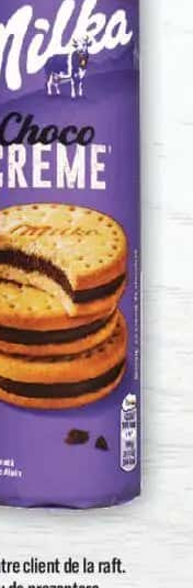 MILKA Biscuiți cu cremă de ciocolată, 260g