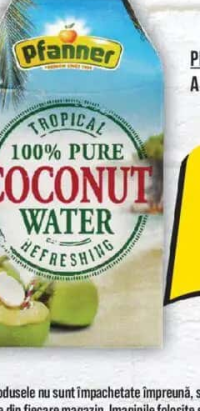 Pfanner Apă Cocos, 100%, 0.5L