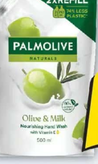 Palmolive Rezervă săpun lichid Milk & Olive / Milk & Honey, 500ml
