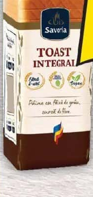 Savoria Pâine Toast Integral, 500g