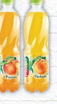 Prigat Băutură Răcoritoare Necarbonatată cu Suc de Piersică/Portocale, 0.5L