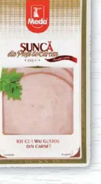 Meda Șuncă din piept de curcan, 100g