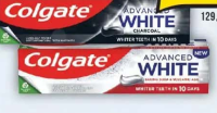Colgate Pastă de dinți Advanced White / Charcoal / Baking Soda, 100ml