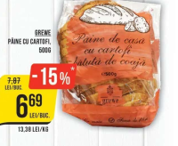 GREWE PÂINE CU CARTOFI, 500G