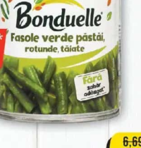 BONDUELLE Fasole verde păstăi, tăiate 400g