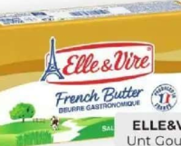 Elle&Vire Unt Gourmet sărat 80% grăsime, 200 g