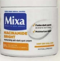 MIXA Cremă hidratantă anti-pete pigmentare, Niacinamide Bright, 400 ml