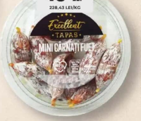Excellent Mini cârnați Fuet, 70 g