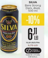 SILVA Bere Strong Dark, doză, 500 ml