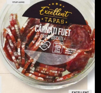 Excellent Cârnați Fuet cruzi uscați, 90 g