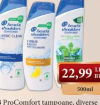 HEAD&SHOULDERS șampon 500ml