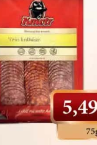 KMOTR Trio cârnați felii 75g
