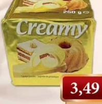 Creamy grăsime vegetală pentru gătit şi copt 70% 250g