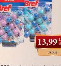 BREF Power Aktiv odorizant wc diverse sortimente 3x50g