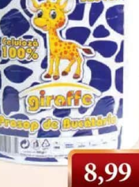 GIRAFFE prosop bucătărie 1rolă, 2str., 350foi