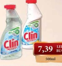 CLIN Lemon/Anti-Fog rezervă soluție de curățat geamuri 500ml
