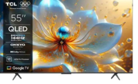 TCL TELEVIZOR SMART QLED 55T8C, 139 CM, ULTRA HD 4K, 100 HZ, SMART GOOGLE TV, CLASA F