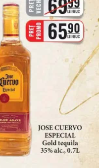 JOSE CUERVO ESPECIAL Gold tequila 35% alc., 0.7L