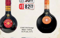 UNICUM Orange Bitter / Szilva, 34.5% alc., 0.7L