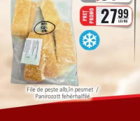 File de pește alb, în pesmet / Panírozott fehérhalfilé