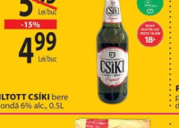 TILTOTT CSÍKI bere blondă 6% alc. 0.5L