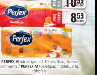 PERFEX M hârtie igienică 10role, 3str., diverse sortimente