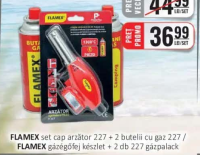 FLAMEX set cap arzător 227 + 2 butelii cu gaz 227