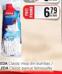 VILEDA Classic mop din bumbac