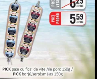 PICK pate cu ficat de vițel/de porc 150g
