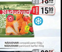NÁDUDVARI conopidă pane 450g / NÁDUDVARI panírozott karfiol 450g
