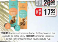 TCHIBO Cafissimo Espresso Butter Toffee/Toasted Nut capsule de cafea 70g