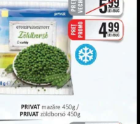 PRIVAT mazăre 450g / PRIVAT zöldborsó 450g