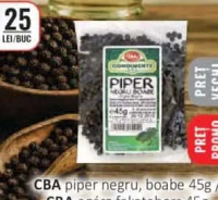CBA piper negru, boabe 45g