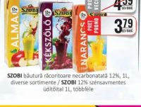 SZOBI băutură răcoritoare necarbonatată 12% 1L diverse sortimente