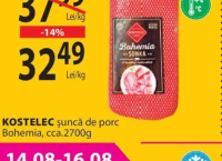 KOSTELEC șuncă de porc Bohemia cca. 2700g